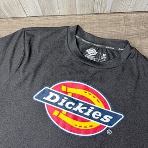 NWOT Dickies Men's Logo Long Sleeve Loungewear Shirt Charcoal‎ Gray Medium